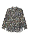 Marc O'polo Floral-pattern Shirt In Black