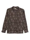 Marc O'polo Floral-pattern Shirt In Gray