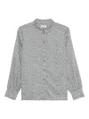 Marc O'polo Floral-print Blouse In Gray