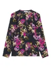 Marc O'polo Floral-print Long-sleeve Blouse In Multi