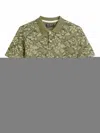 Marc O'polo Floral-print Polo Shirt In Green