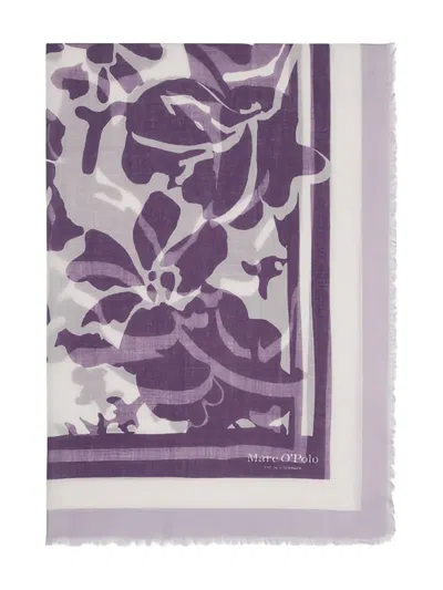 Marc O'polo Floral-print Scarf In Multi