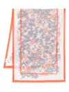 Marc O'polo Floral-print Scarf In Pink