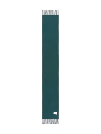 Marc O'polo Fringed Scarf In Green