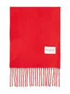Marc O'polo Fringed Scarf In Pink
