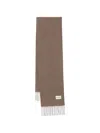 Marc O'polo 프린지 울 스카프 In Brown