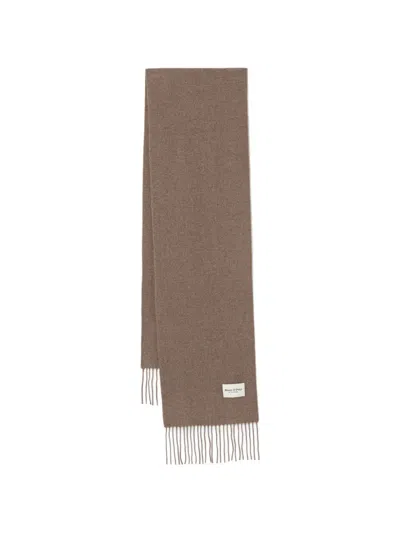 Marc O'polo 프린지 울 스카프 In Brown