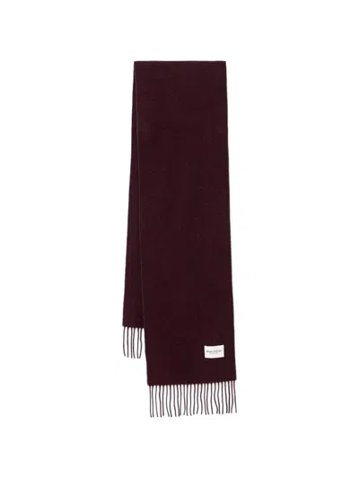 Marc O'polo Fringed-edge Scarf In Red
