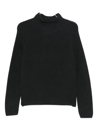 Marc O'polo Funnel-neck Sweater In Blue