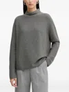 Marc O'polo Funnel-neck Sweater In Gray