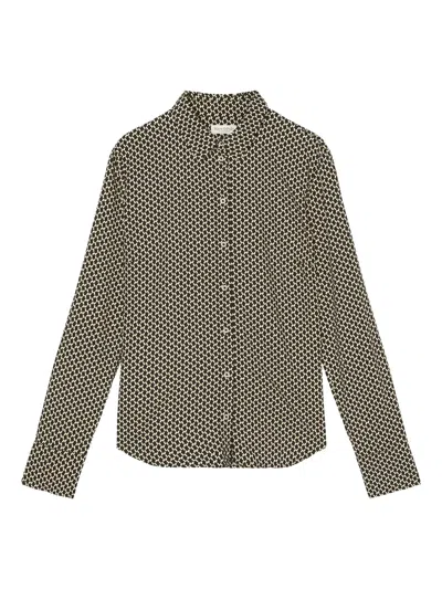 Marc O'polo Geometric-print Button-up Shirt