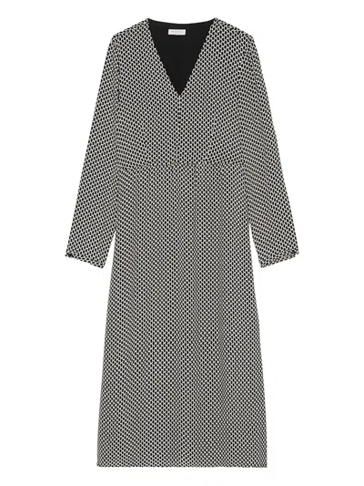 Marc O'polo Geometric-print Midi Dress