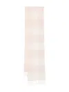 Marc O'polo Gingham Check Wool Scarf In Pink