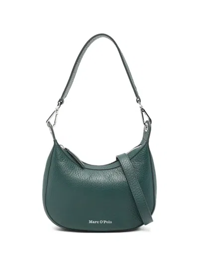 Marc O'polo Grained Cross Body Bag In Green