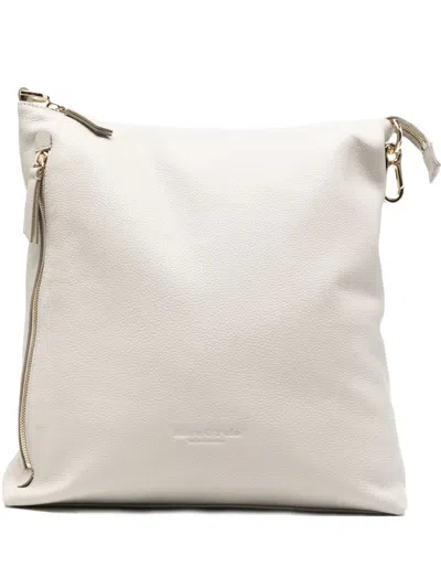 Marc O'polo Grained Leather Backpack In Neutral
