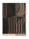 Marc O'polo Graphic-patterned Fringed Scarf In Multi