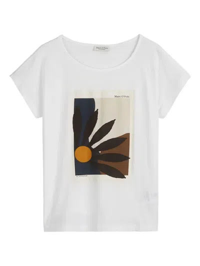 Marc O'polo Graphic-print T-shirt In White