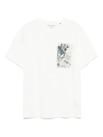 Marc O'polo Graphic-print T-shirt In White