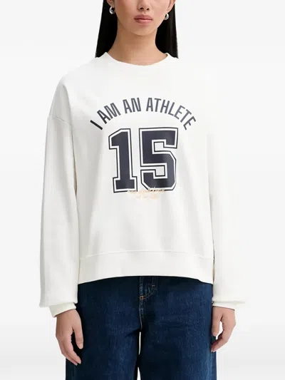 Marc O'polo Graphic Sweatshirt In White