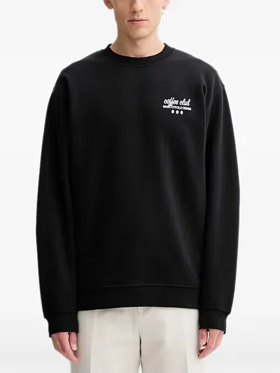Marc O'polo Graphic-print Sweatshirt In Black