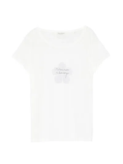 Marc O'polo Graphic-print T-shirt In White