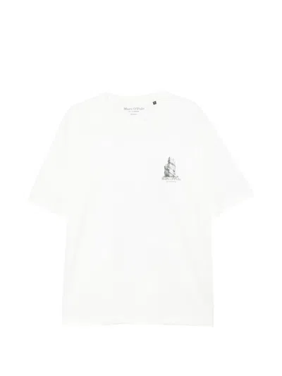 Marc O'polo Graphic-print T-shirt In White