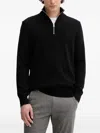 Marc O'polo Half-zip Sweatshirt In Black