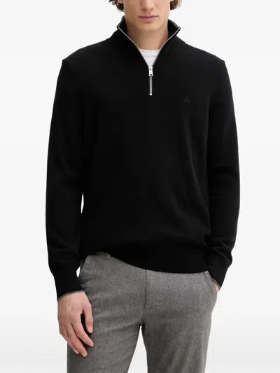 Marc O'polo Half-zip Sweatshirt In Black