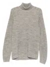 Marc O'polo Heavy Knit Turtleneck Sweater In Gray