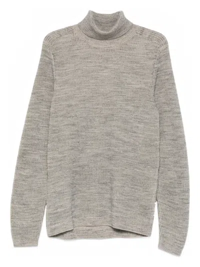 Marc O'polo Heavy Knit Turtleneck Sweater In Gray