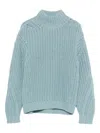 Marc O'polo High-neck Sweater In Blue