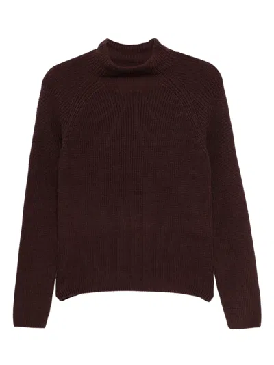 Marc O'polo High-neck Sweater In Brown