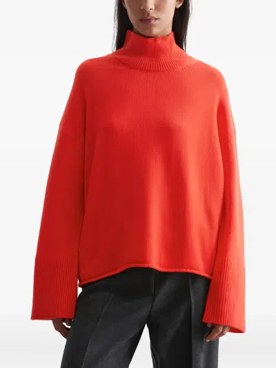 Marc O'polo High-neck Sweater In Orange