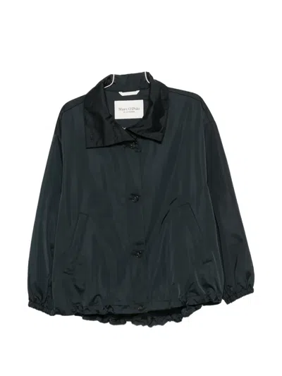 Marc O'polo High-neck Button-up Jacket In Multi