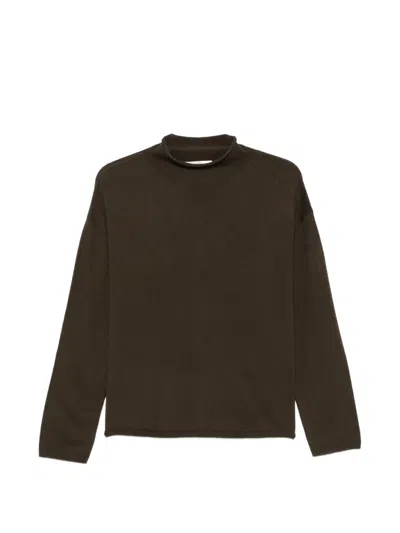 Marc O'polo High-neck Dropped-shoulder Sweater In Black
