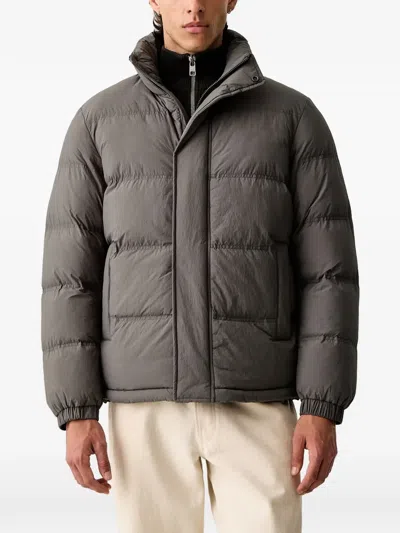 Marc O'polo High-neck Puffer Jacket In Gray