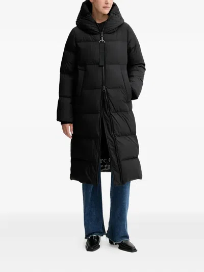 Marc O'polo Hooded Coat In Black