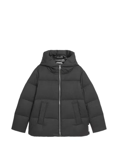 Marc O'polo Hooded Down Jacket In Gray