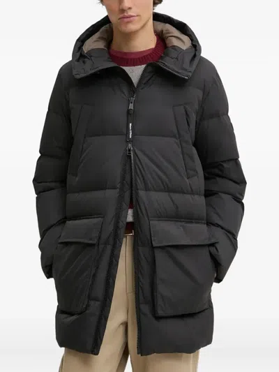 Marc O'polo Hooded Padded Coat In Black
