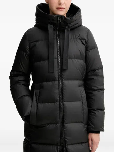 Marc O'polo Hooded Padded Coat In Black