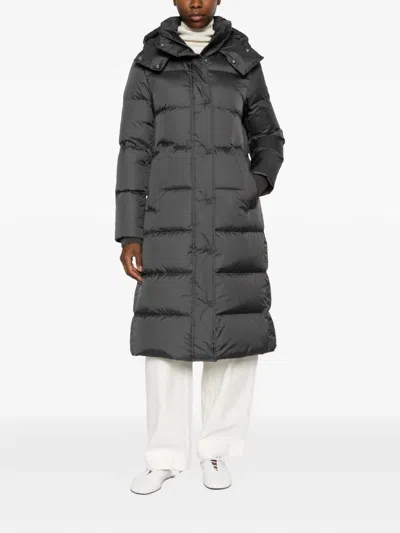Marc O'polo Hooded Padded Coat In Gray