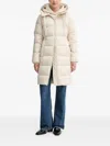 Marc O'polo Hooded Padded Coat In Neutral