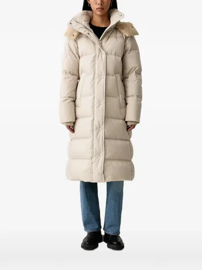 Marc O'polo Hooded Padded Coat In Neutral