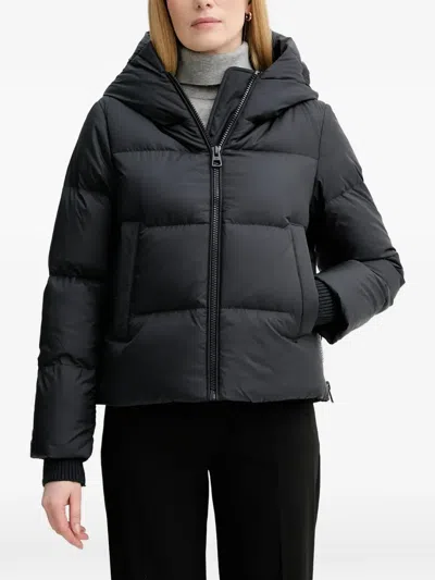Marc O'polo Hooded Padded Jacket In Black