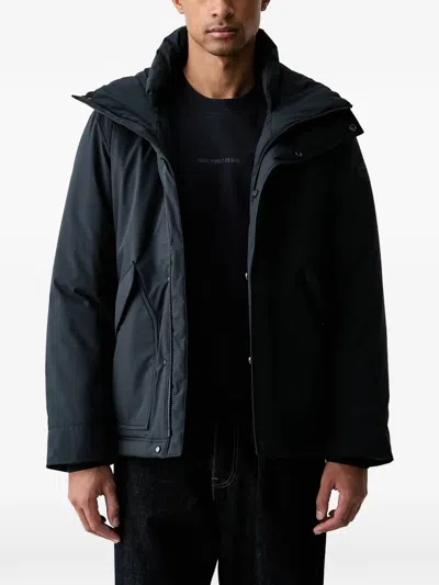 Marc O'polo Hooded Padded Jacket In Blue