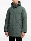 Marc O'polo Hooded Padded Jacket In Green