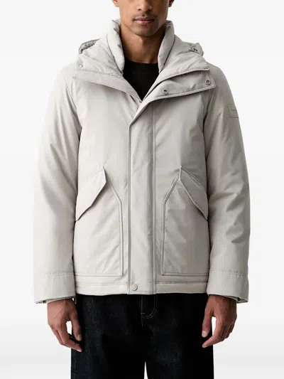 Marc O'polo Hooded Padded Jacket In White