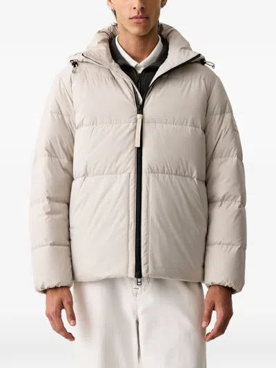Marc O'polo Hooded Padded Jacket In Neutral