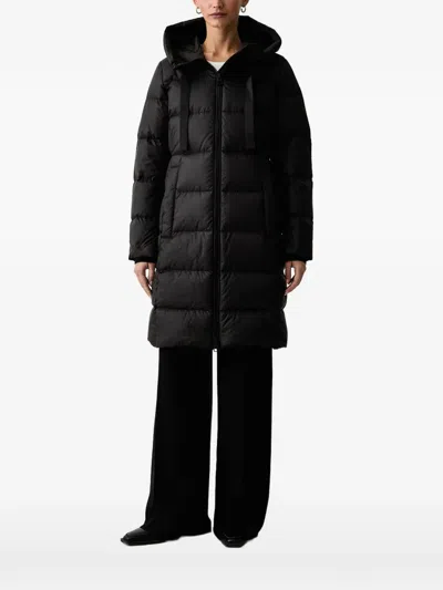 Marc O'polo Hooded Padded Parka Coat In Black