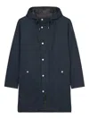 Marc O'polo Hooded Parka Coat In Blue